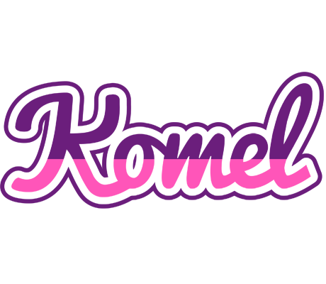 Komel cheerful logo