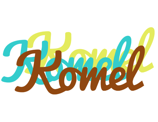 Komel cupcake logo