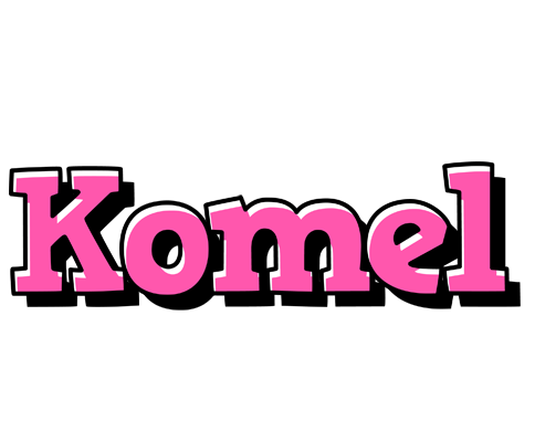 Komel girlish logo