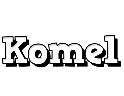 Komel snowing logo