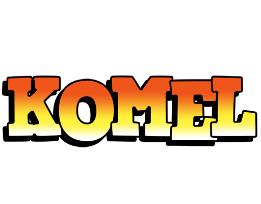Komel sunset logo