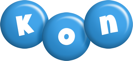 Kon candy-blue logo