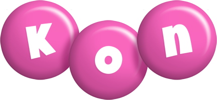 Kon candy-pink logo