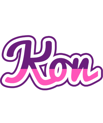 Kon cheerful logo