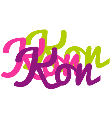 Kon flowers logo