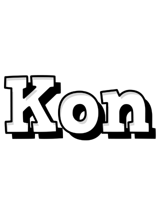Kon snowing logo