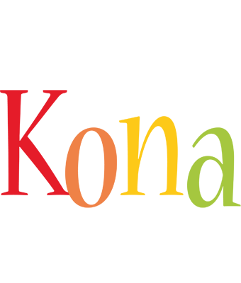 Kona birthday logo