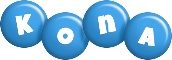 Kona candy-blue logo
