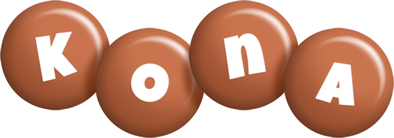 Kona candy-brown logo