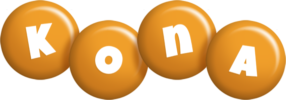 Kona candy-orange logo