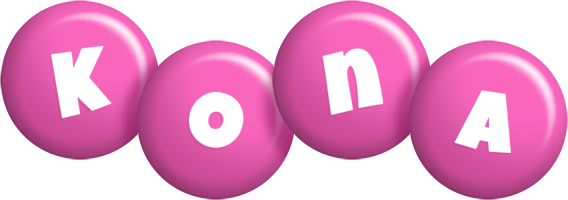 Kona candy-pink logo