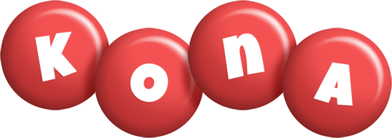 Kona candy-red logo
