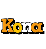 Kona cartoon logo