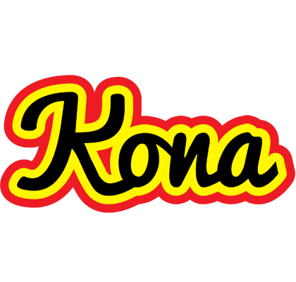 Kona flaming logo