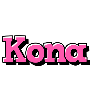 Kona girlish logo