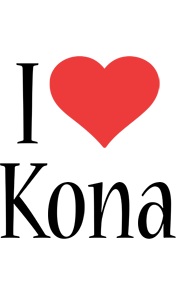 Kona i-love logo