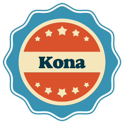 Kona labels logo