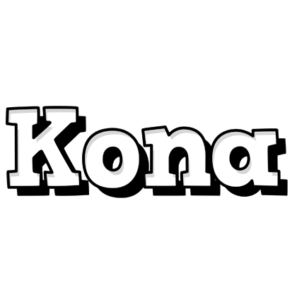 Kona snowing logo
