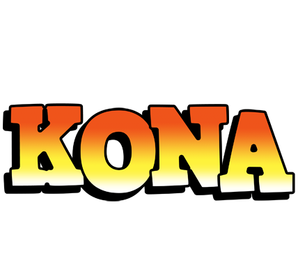 Kona sunset logo