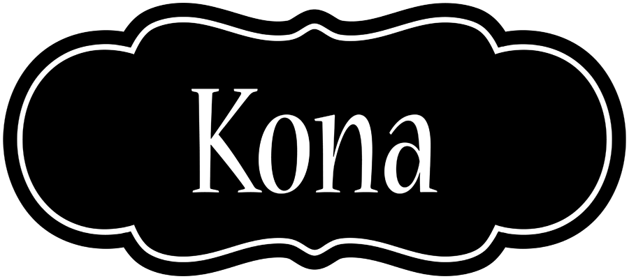 Kona welcome logo