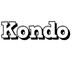 Kondo snowing logo