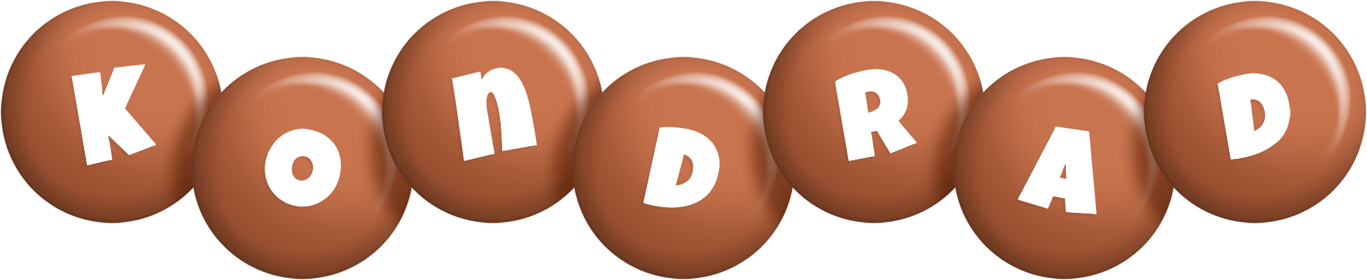 Kondrad candy-brown logo