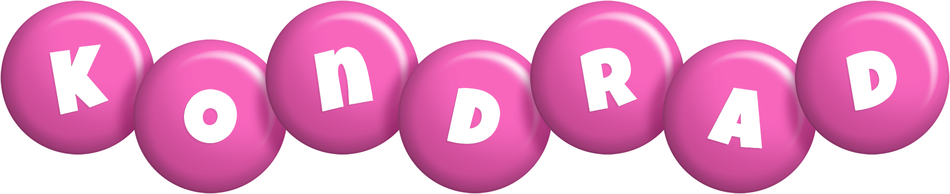 Kondrad candy-pink logo