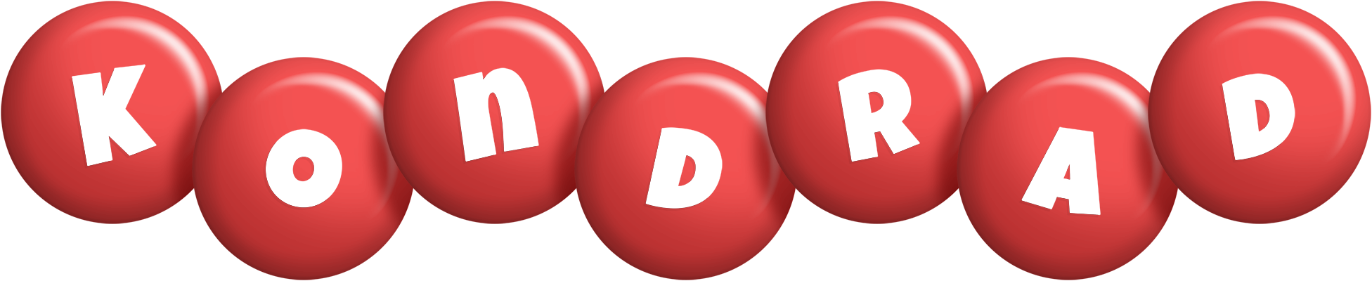 Kondrad candy-red logo