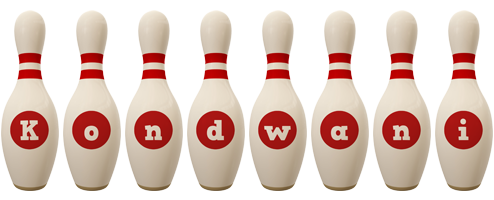Kondwani bowling-pin logo