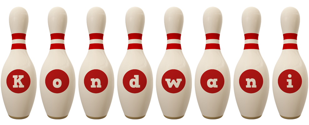 Kondwani bowling-pin logo