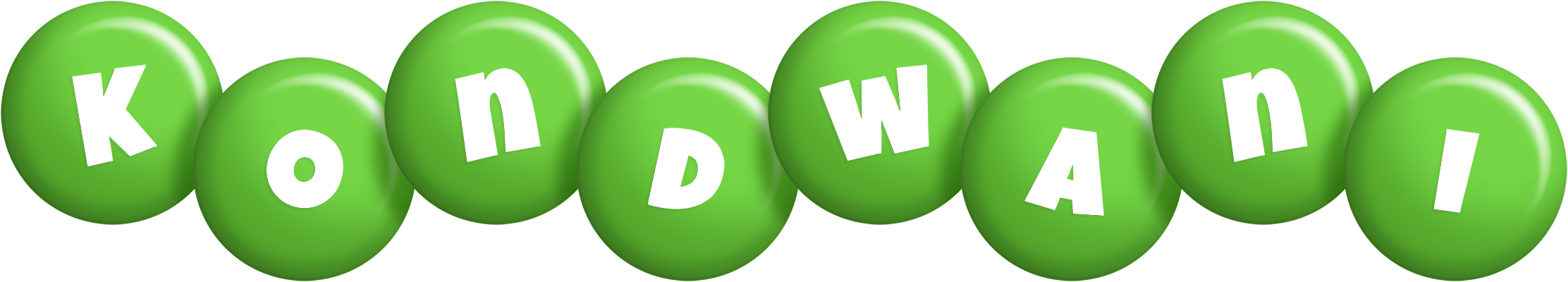 Kondwani candy-green logo
