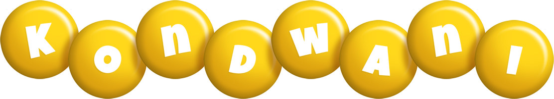 Kondwani candy-yellow logo
