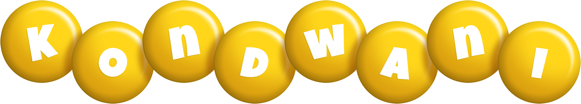 Kondwani candy-yellow logo