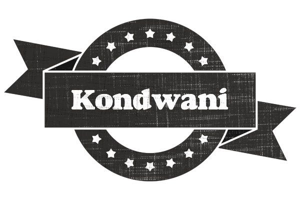 Kondwani grunge logo