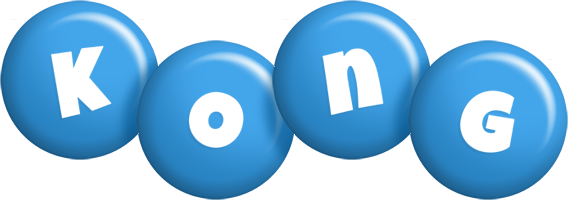 Kong candy-blue logo