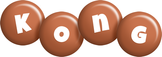 Kong candy-brown logo