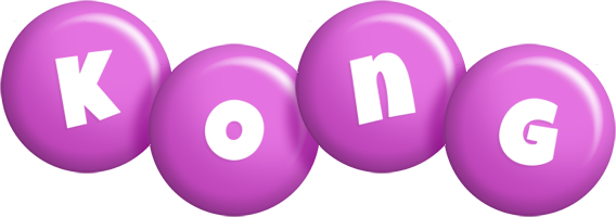 Kong candy-purple logo