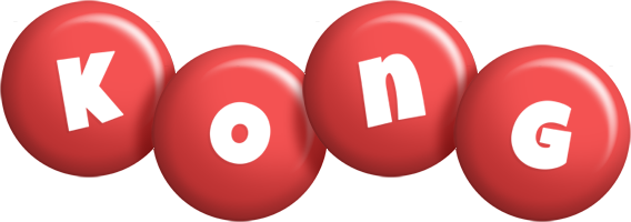 Kong candy-red logo