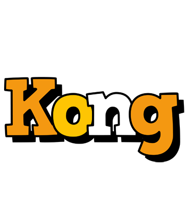 Kong cartoon logo