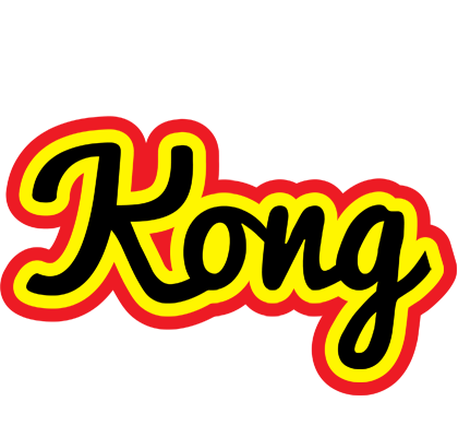 Kong flaming logo