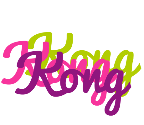 Kong flowers logo