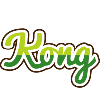 Kong golfing logo
