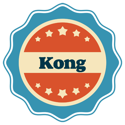 Kong labels logo
