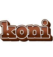 Koni brownie logo