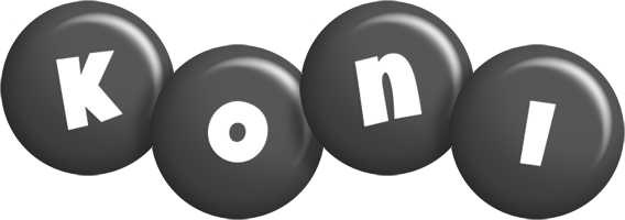Koni candy-black logo
