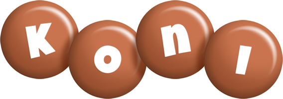 Koni candy-brown logo
