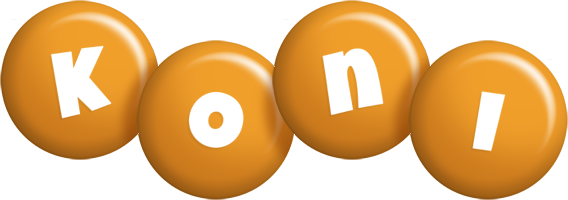 Koni candy-orange logo