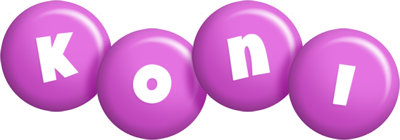 Koni candy-purple logo