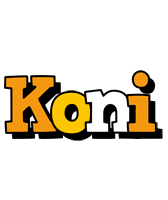 Koni cartoon logo