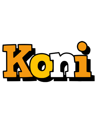Koni cartoon logo